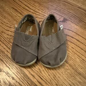 Baby Toms size T4 Gray Shoes